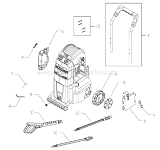 Part Location Diagram of 96869GS Briggs and Stratton Nozzle Cleaning Tool